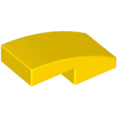 LEGO 11477 Yellow Helling, Gebogen 2 x 1 x 2/3, 17134, 67128*